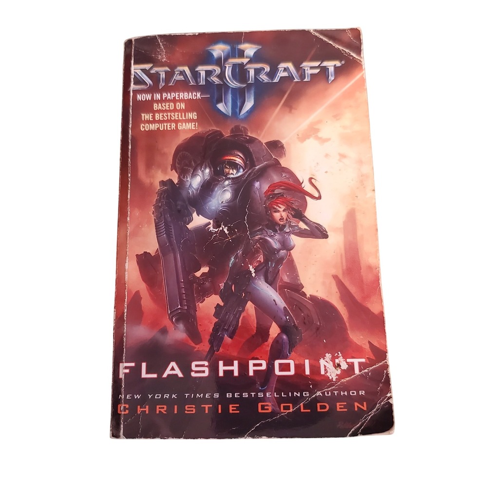 StarCraft II Flashpoint Christie Golden Paperback Book 2013 Sci-Fi Novel
